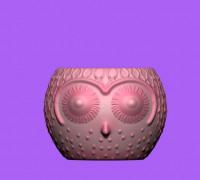OWL VASE 3D model