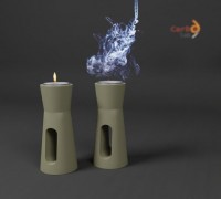 Tea light Candle Holder - T4 3D model
