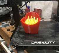 Fry Box Container 3D model