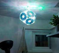 Disco Dodecahedron CD Disco Ball 3D model