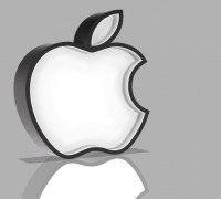 Apple Light Logo Lamp 3D model