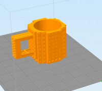 Lego Mug 3D model