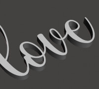 Love letter 3D model
