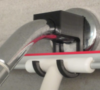 Bathroom Squeegee Hook 3D model
