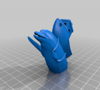 Delfín y Benchymochila 3D model