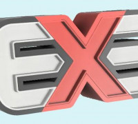 Name led EXSAD Gaming 3D model