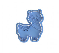 Llama Cookie Cutter 3D model