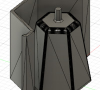 Hexagonal Pot Mold 3D model