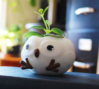 Pigeon bird pot 3D model