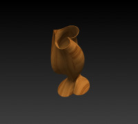 Vase Coeur 3D 3D model
