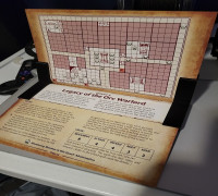 HeroQuest Quest Book Holder 3D model