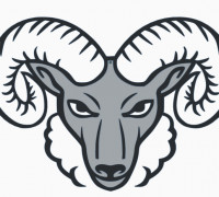 Wall art - ram 3D model