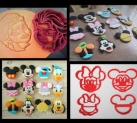 Disney Cookie-Cutter Set 3D model