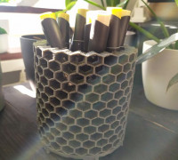 Honey comb container 3D model