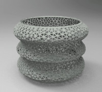 voronoi pen container 3D model