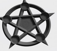 Ratchet candle holder 3D model