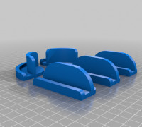 Hue Lightstrip mounting bracket 3D model