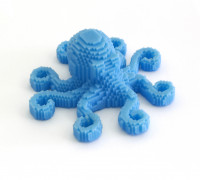 Pixel Octopus - Minimal Voxel Octopus Tutorial 3D model