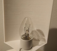 Lithophane Nightlight Adapter 3D model