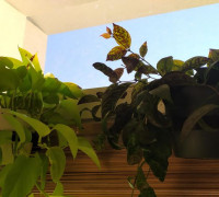 Window plant pot hook 3D model