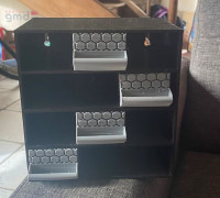 Storage unit with lockers 3D model