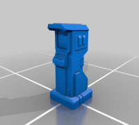Computer terminal 3D model