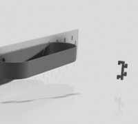 IKEA Skadis Hook & Tray System 3D model
