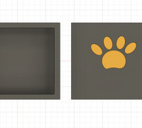 Dog Paw Box 3D model