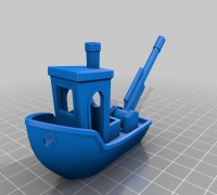 Benchy warship 3D model