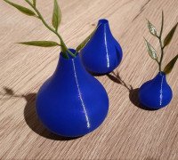 Vase 'Raindrop' 3D model