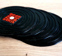 Coaster 'QR' 3D model