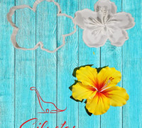TULIP COOKIE CUTTER/STAMP 3D model