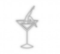 Leg Martini 3D model