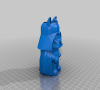 Hello Kitty Darth Vader 3D model