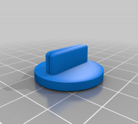 Flat laminated paper miniatures base  3D model