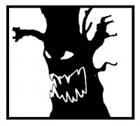 2D Angry tree 3D model