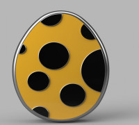 EGG - MOLD BATH BOMB, SOLID SHAMPOO 3D model
