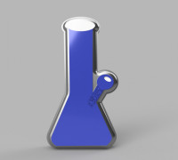 pipe weed - MOLD BATH BOMB, SOLID SHAMPOO 3D model