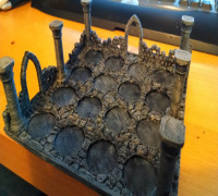 Stackable Dungeon-style Miniature Stand 3D model
