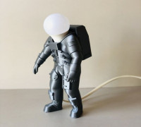 astronaut lamp 3D model