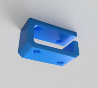 Sturdier cable holder 3D model