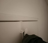 Coat rack for door 3D model