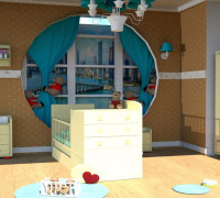 baby room 3D model