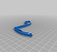 f1 track keychain - monaco  3D model