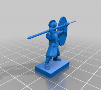 Punic Wars - Spanish Medium Infantry 3D model