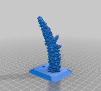 Coral arm hook 3D model