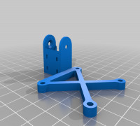 Hemera Hot End Slim Chain x Axis Mount 3D model