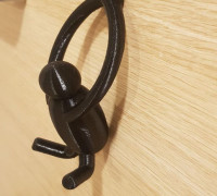 hanging man kitchen hook 3D model