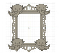 Humble ajolote frame 3D model
