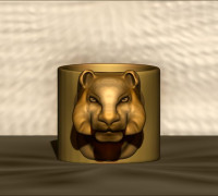 LION PENSTAND 3D model